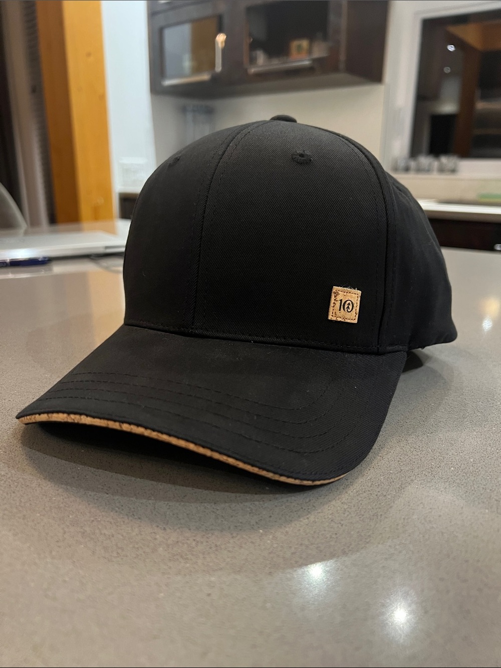 New Tentree Black Baseball Cap with Small Patch Logo